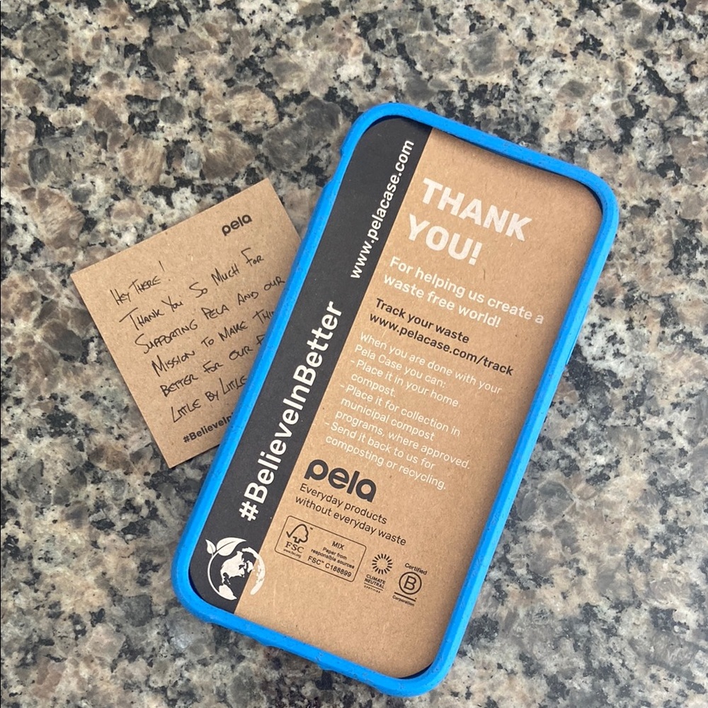 Eela Blue Eco-Friendly Phone Case
